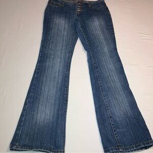 Zana Di Flare Leg Blue Jeans
